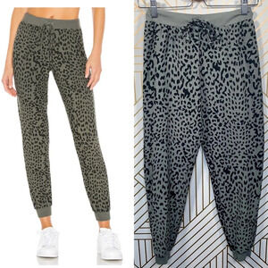 Chaser Cozy Knit Jogger Sweatpant Safari Leopard